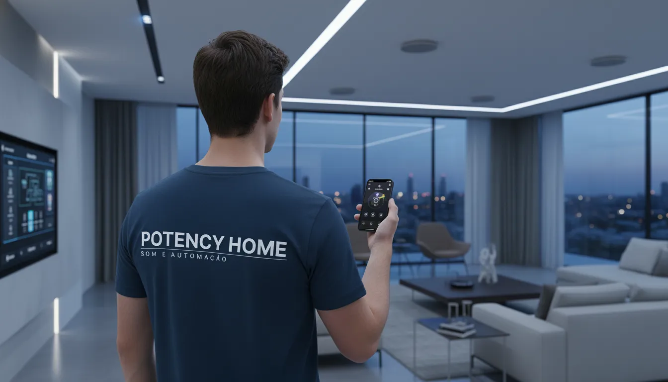 foto ilustrativa de automação residencial